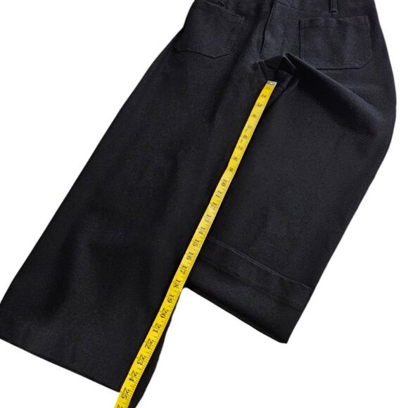 Anthropologie Maeve The Colette Pants, Cropped, Black, High Rise, Stretch, Sz 31 - Picture 7 of 8